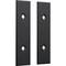 Ekena Millwork Premium Barn Door Hollow Core Plates (set of 2), Matte Black GB6001HCPMB - alternate 5